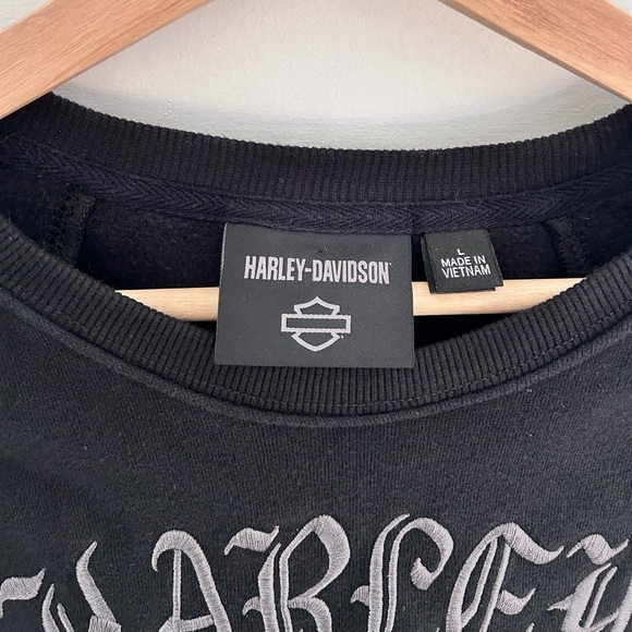 Harley Davidson Women’s Essence Tour Crewneck Pullover - Picture 4 of 6